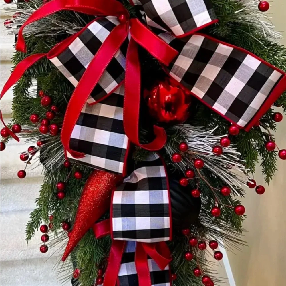18” Christmas Custom Designed Wreath Made For Your Door Or Wall